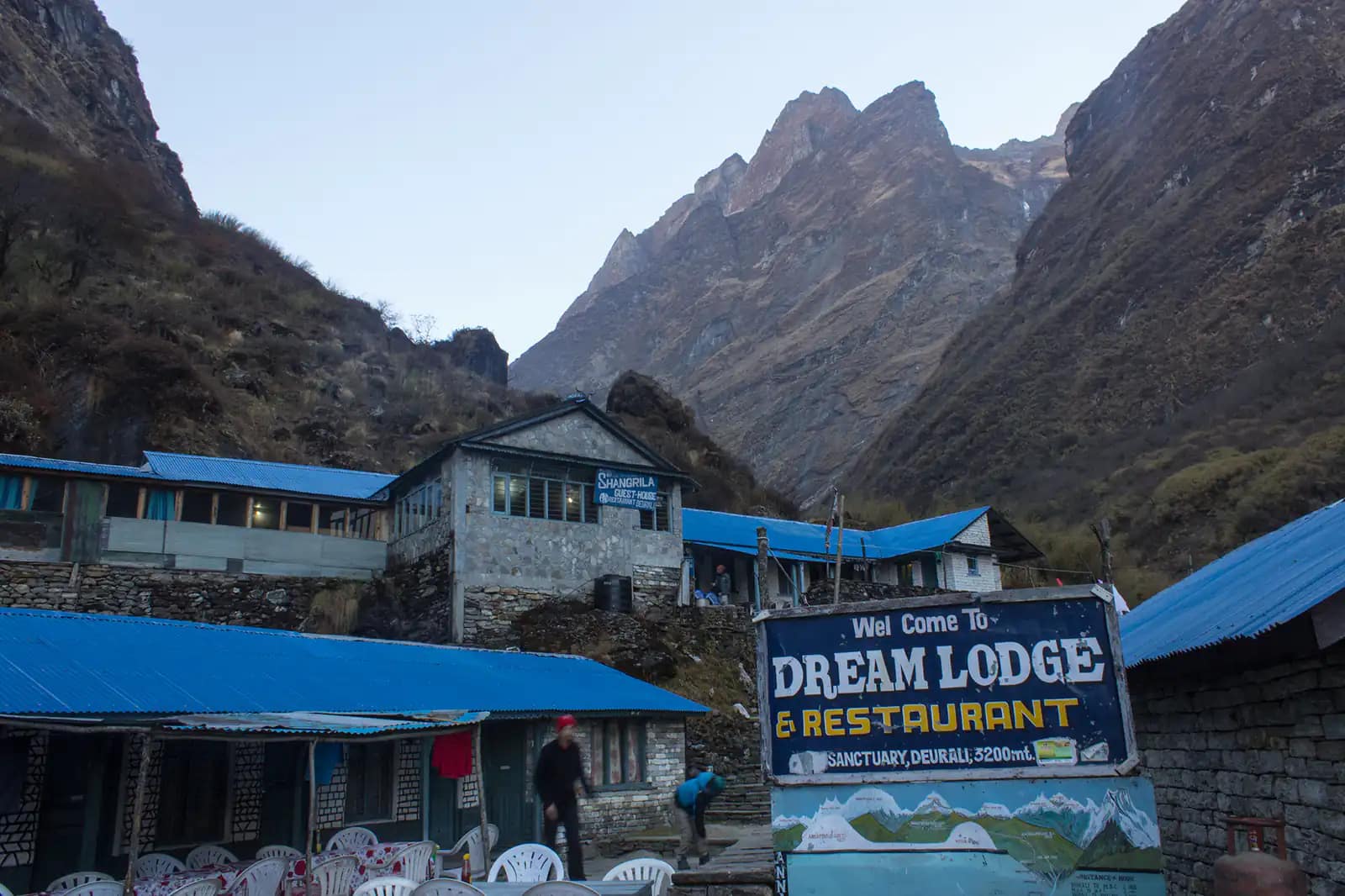 Lodge in the trekking area