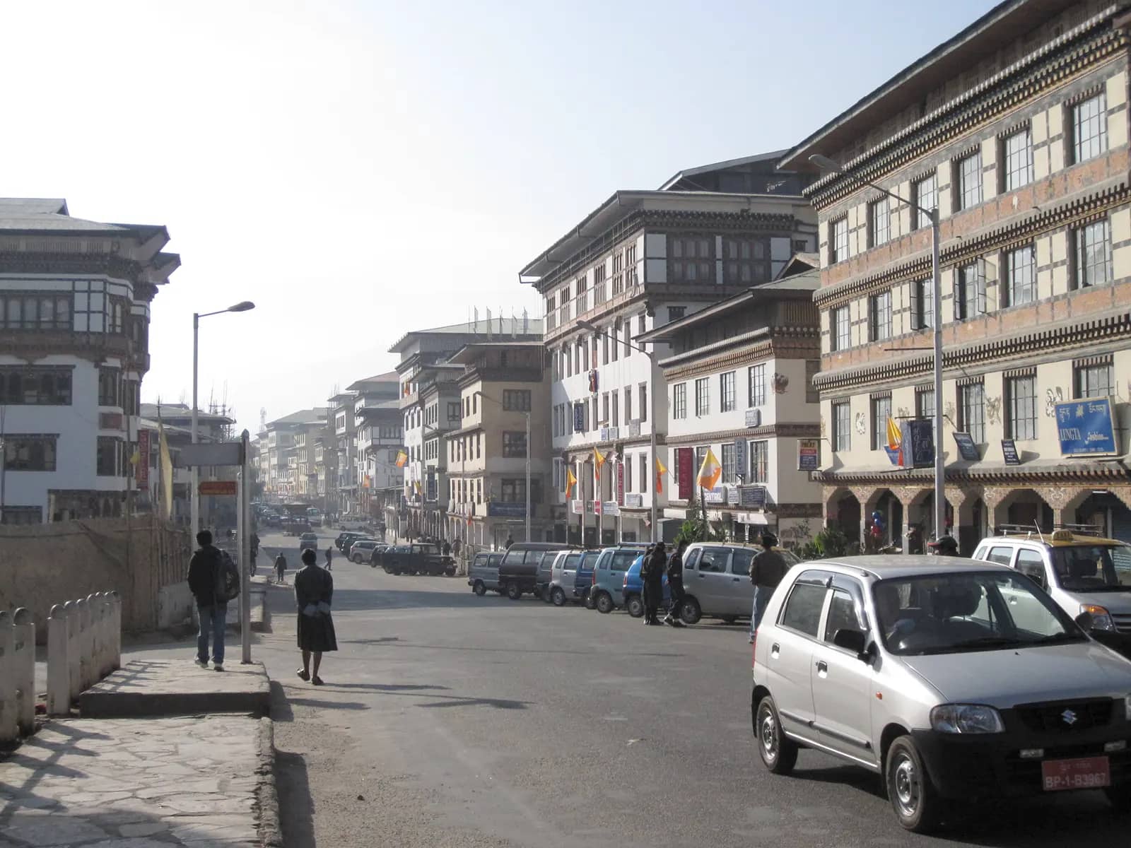 The Main Street of Bhutan