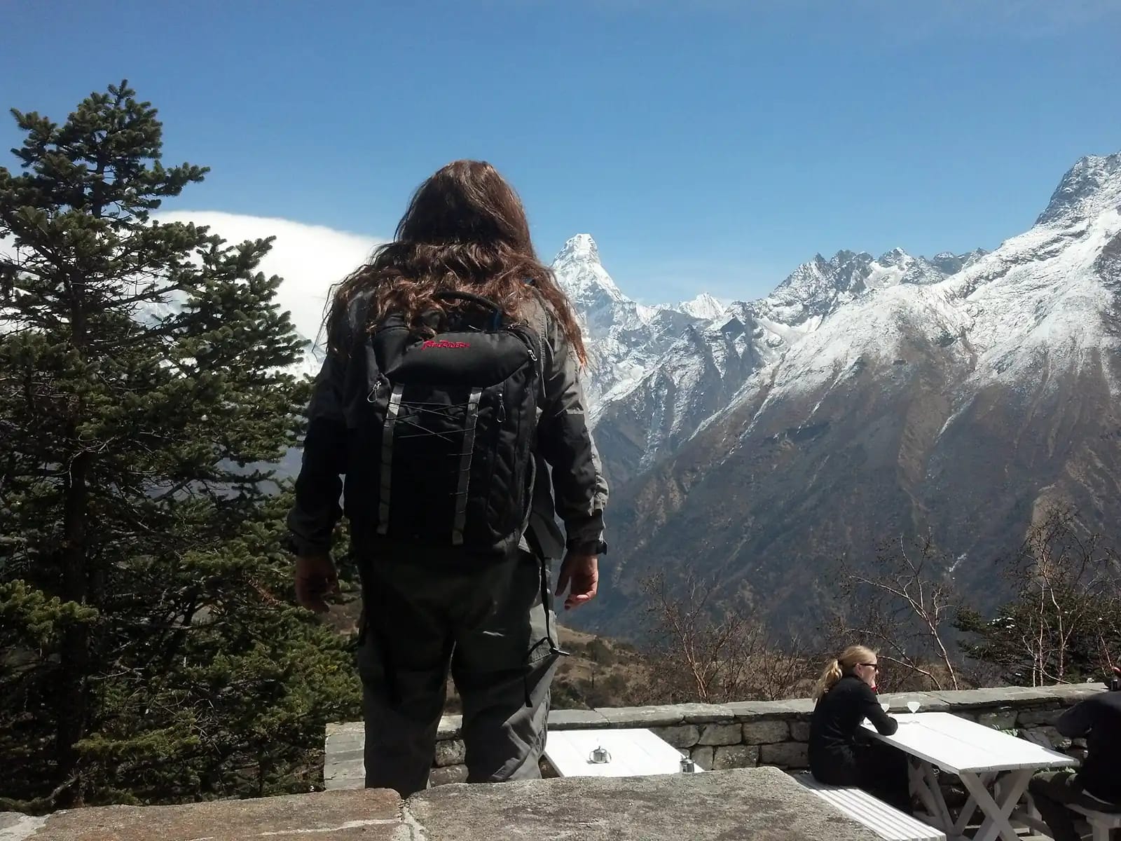 In front of Mighty Ama Dablam