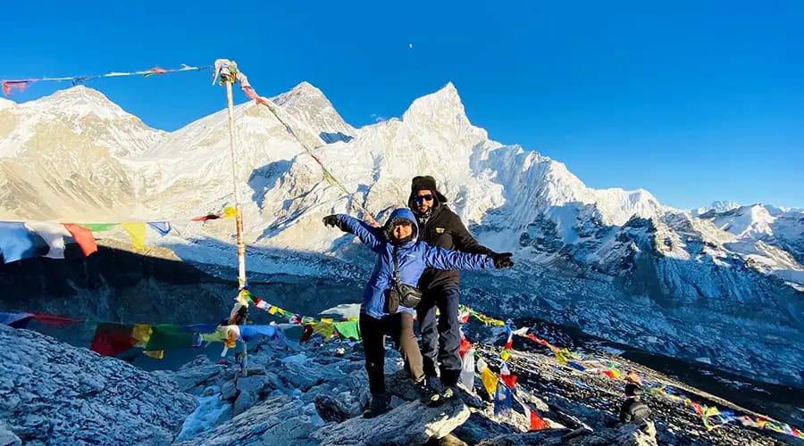 Kala Patthar - Mount Everest in the background